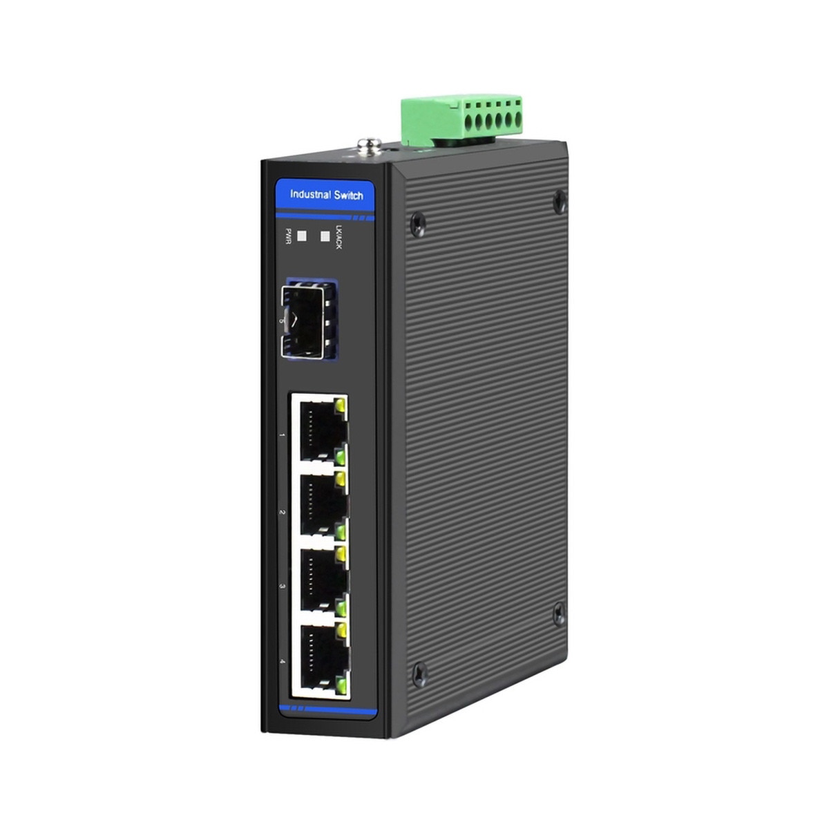 1 x SFP to 4 x RJ45 Industrial Gigabit Switch